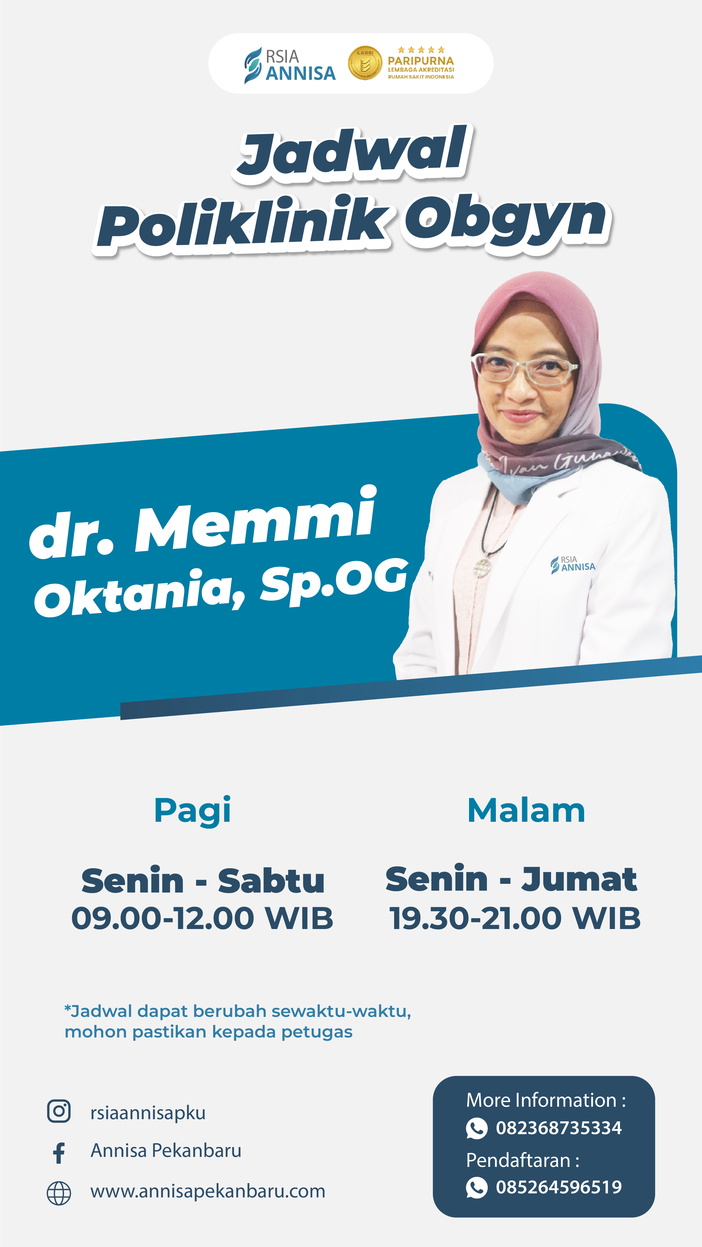 dr. Memmi Oktania, Sp.OG