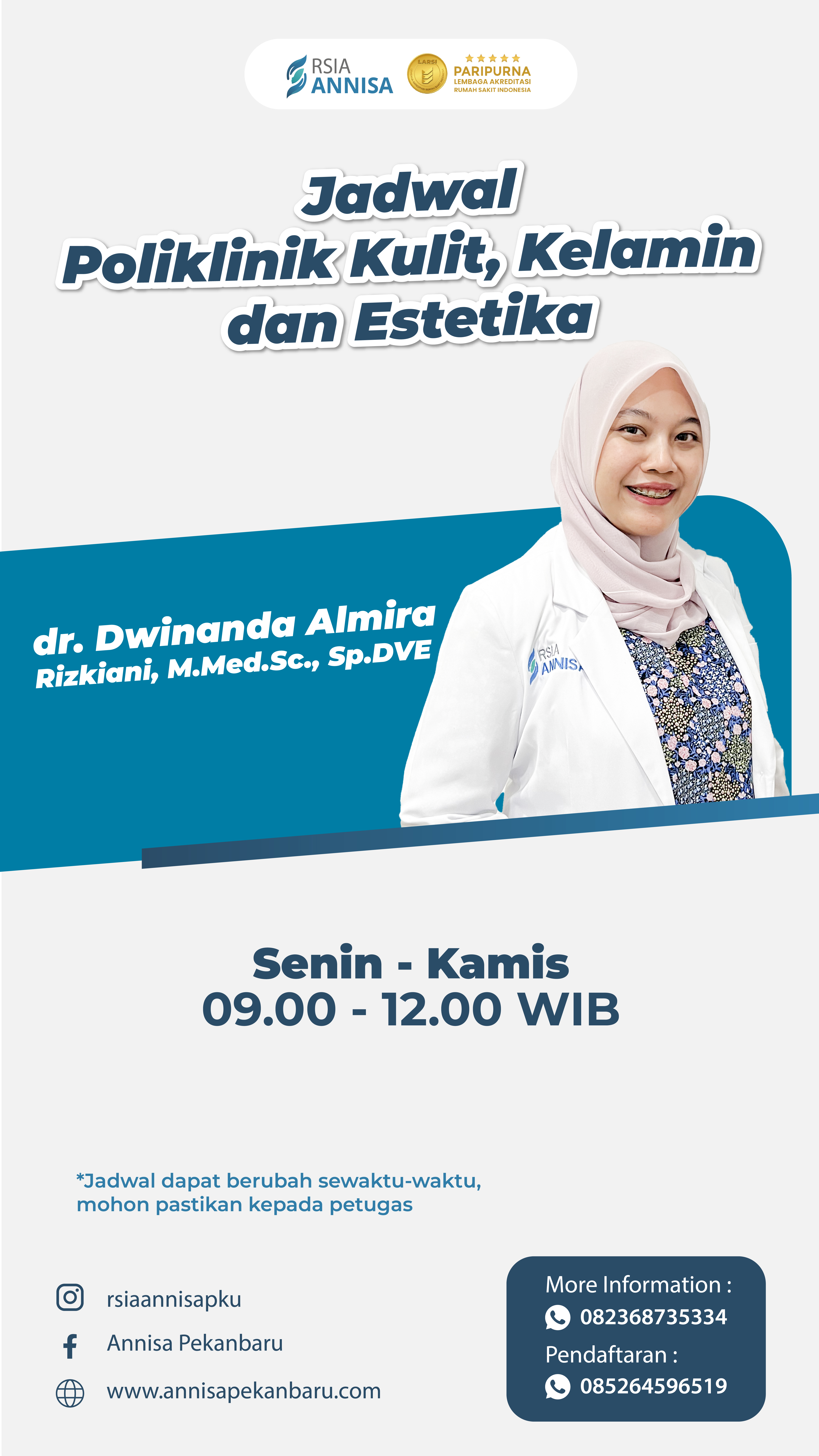 dr. Dwinanda Almira Rizkiani, M.Med ,Sc., Sp.DVE